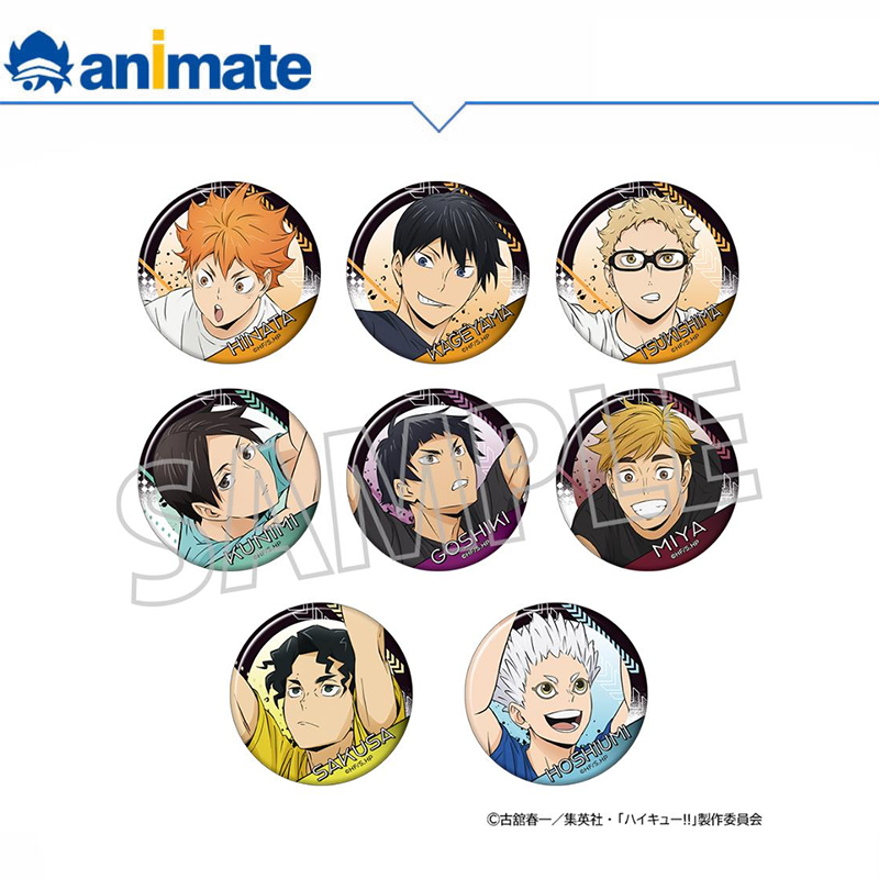 【现货】排球少年 徽章盒蛋 国青集训 animate正版授权