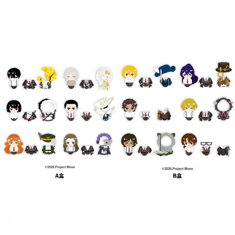 【预约】【特典活动】LIMBUS COMPANY 换装徽章盲盒 animate正版图片