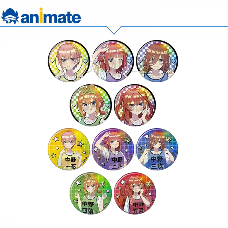 【现货】五等分的新娘＊ 徽章盒蛋 animate正版授权官方动漫周边