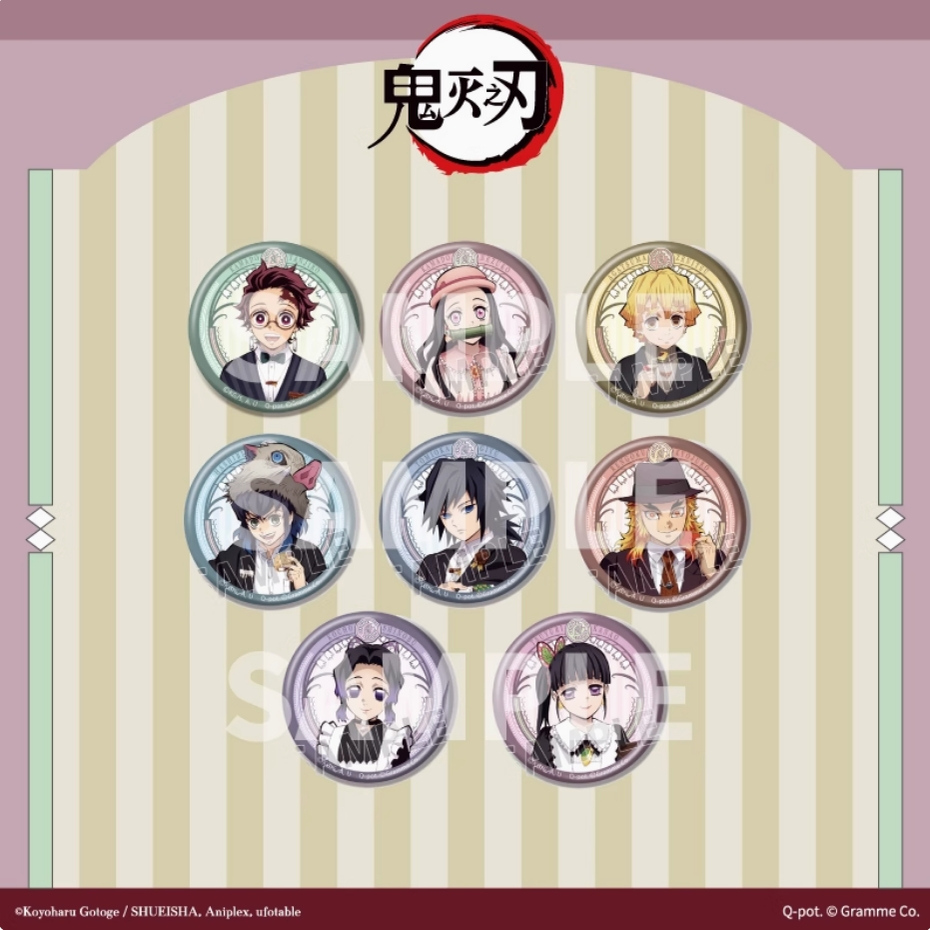 【现货】鬼灭之刃第一版徽章再版盲抽透卡animate 正版官方周边