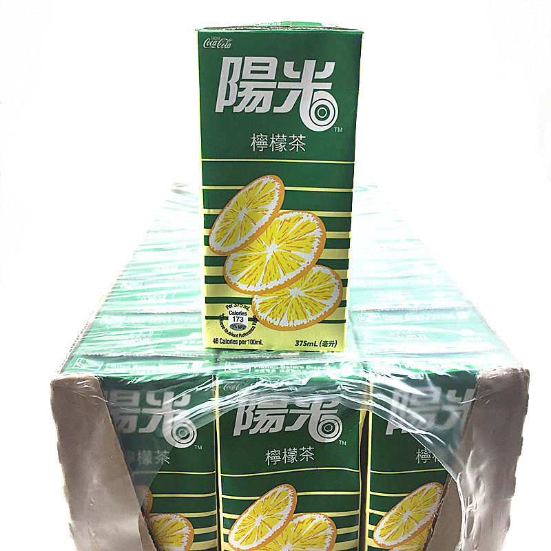 整箱包邮 香港进口阳光柠檬茶/椰子豆奶/蜜瓜味豆奶330ml*24支/箱