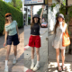 荒荒家贴袋小短裤 女 多巴胺运动休闲直筒阔腿五分热裤 2025夏季 新款
