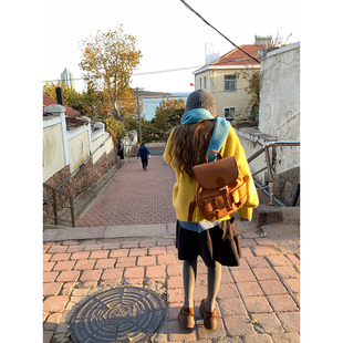 小众设计高腰深灰色a字短裙 新款 荒荒家 坑纹绒感半身裙2025秋季