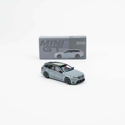 MINIGT 1:64 宝马 M5 Touring G99 Brooklyn 金属灰 合金车模型