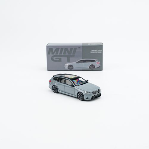 MINIGT 1:64 宝马 M5 Touring G99 Brooklyn 金属灰 合金车模型