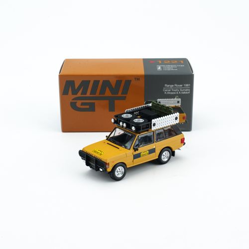 MINIGT 1:64 路虎揽胜 1981骆驼杯苏门答腊 #1221 合金车模型摆件