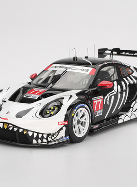 Topspeed 1:18 保时捷 911 GT3 R #77 AO Racing 合金车模型