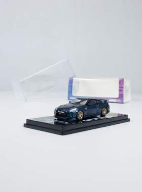 【现货】INNO 1:64 日产 GT-R R35 T-SPEC 午夜紫 合金汽车模型
