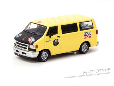 【超梦】Tarmac Works 1:64 道奇 小巴 Dodge VAN 合金汽车模型