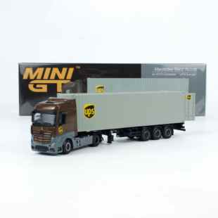 合集 MINIGT 微影 GCD 1:64 奔驰三菱 拖车清障车货柜车 合金模型