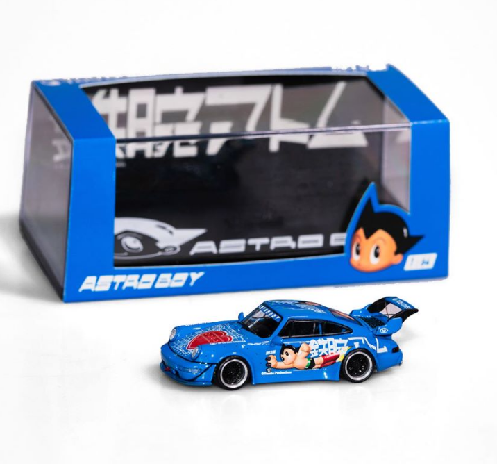 DPLS 1:64 保时捷 阿童木涂装 ASTROBOY RWB 正版授权 合金车模型 模玩/动漫/周边/娃圈三坑/桌游 火车/摩托/汽车模型 原图主图