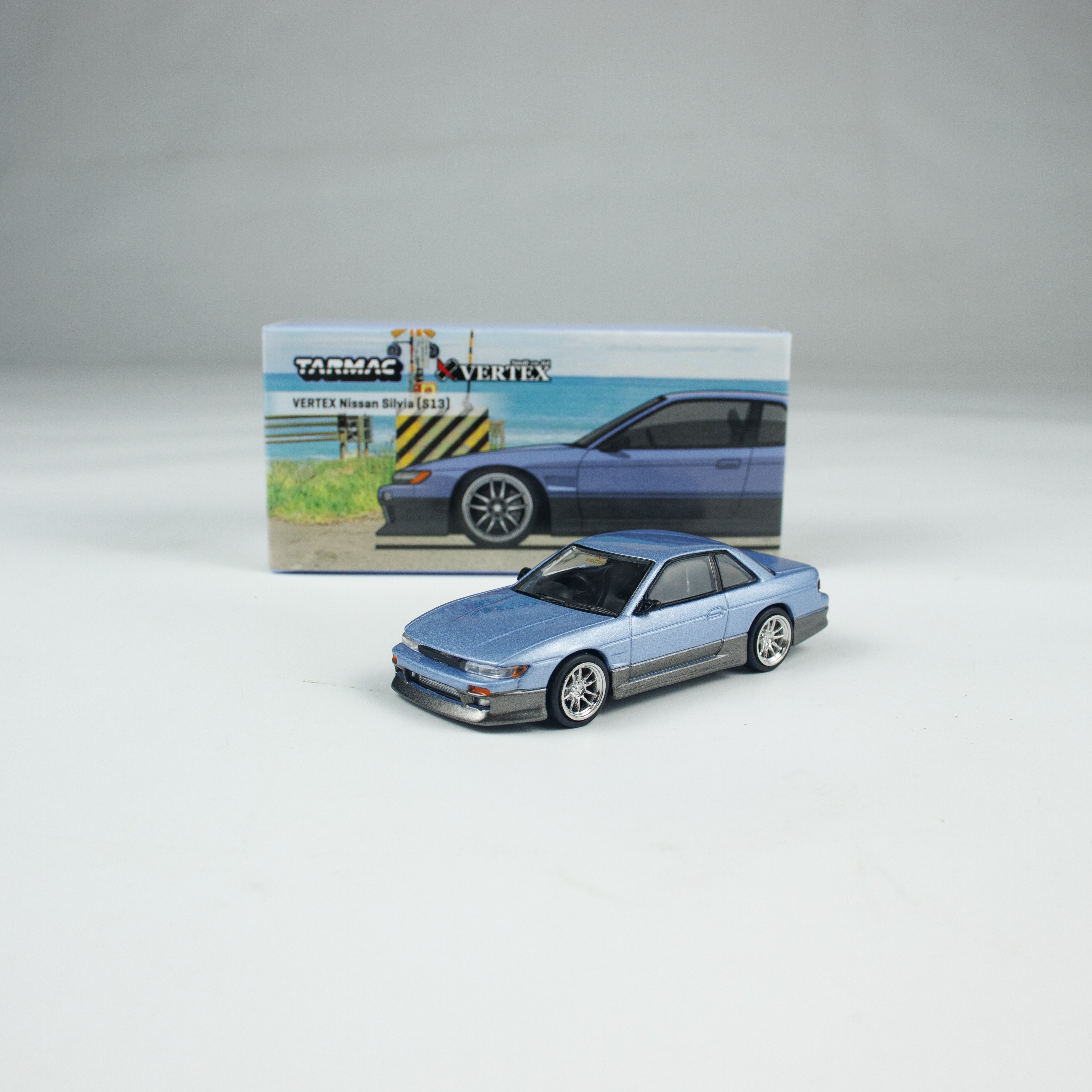 TarmacWorks 1:64 VERTEX 日产 飞鸡 S13 西尔维亚 合金车模型