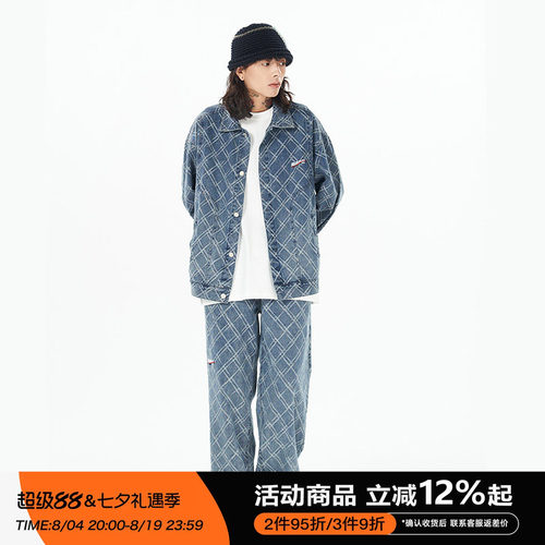 RAPPEYE春秋宽松套装牛仔外套