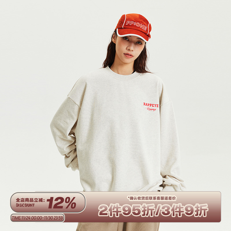 RAPPEYE国潮情侣春秋款圆领卫衣