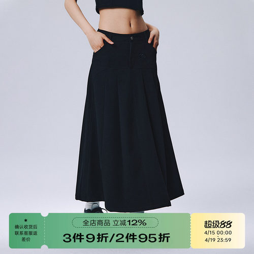 RAPPEYE学院感百褶刺绣西装半裙