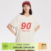 90短袖 RAPPEYE美式 正肩基础款 新款 T恤 休闲男女宽松潮牌情侣夏季