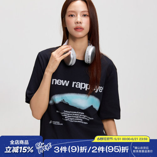 RAPPEYE复古潮牌印花短袖
