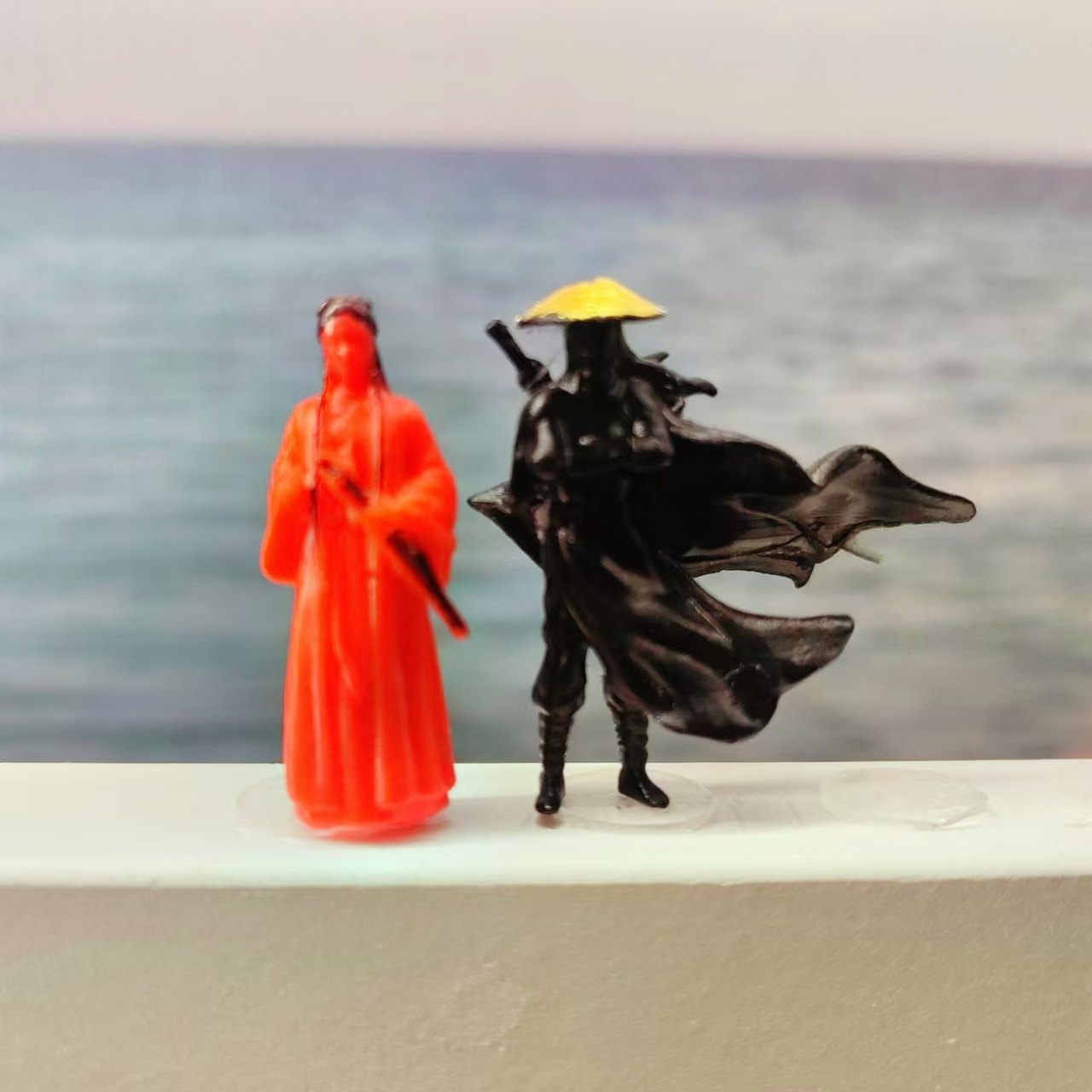 江湖故人古风侠客小摆件山水陆微景缸盆景造观景寒江孤影微缩小人,家居饰品,户外/庭院摆件,淘宝优惠券,粉丝福利购,淘宝优惠卷