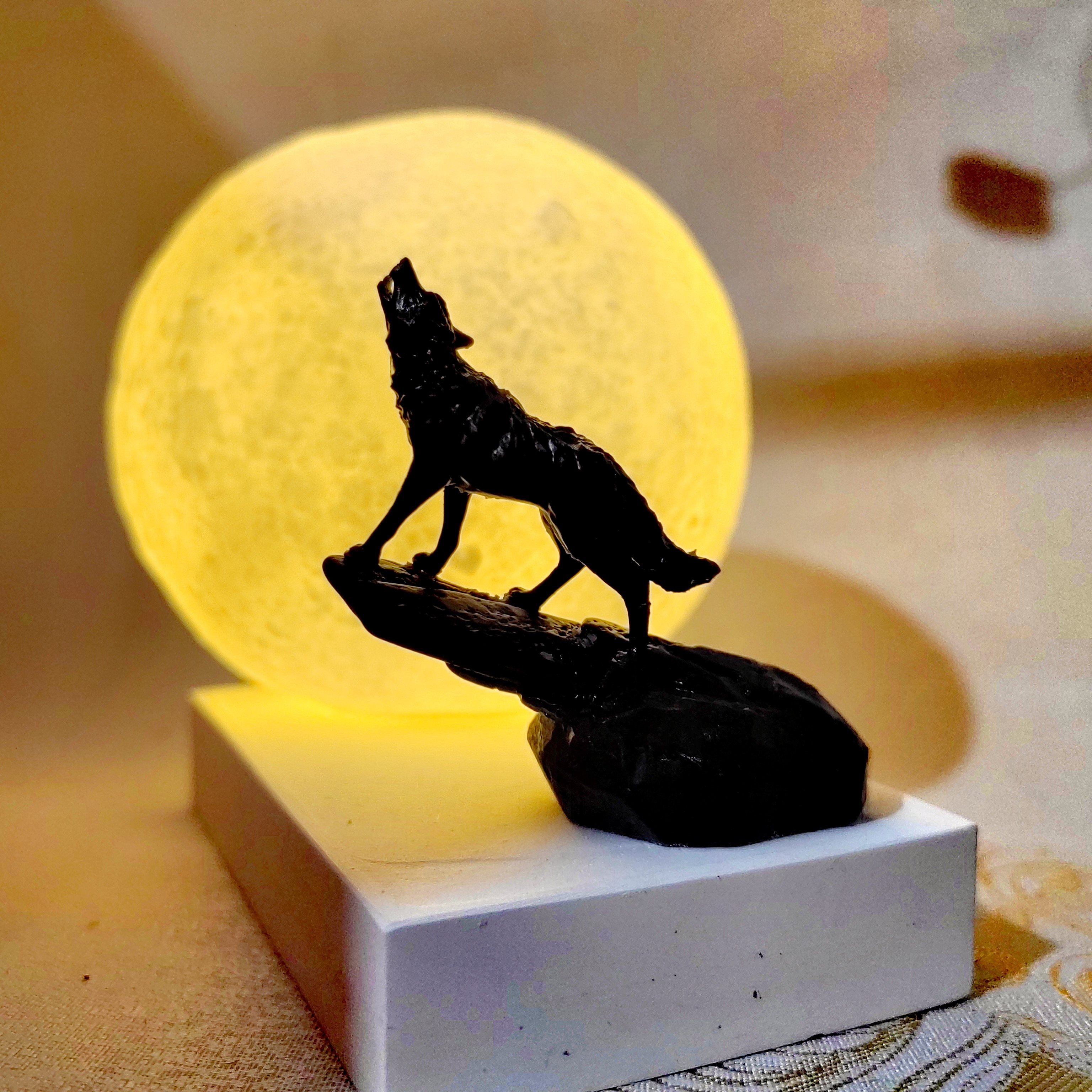 信仰狼励志仿真小动物盆景假山造景装饰黑白鱼缸小夜灯摆件台桌面,家居饰品,户外/庭院摆件,淘宝优惠券,粉丝福利购,淘宝优惠卷