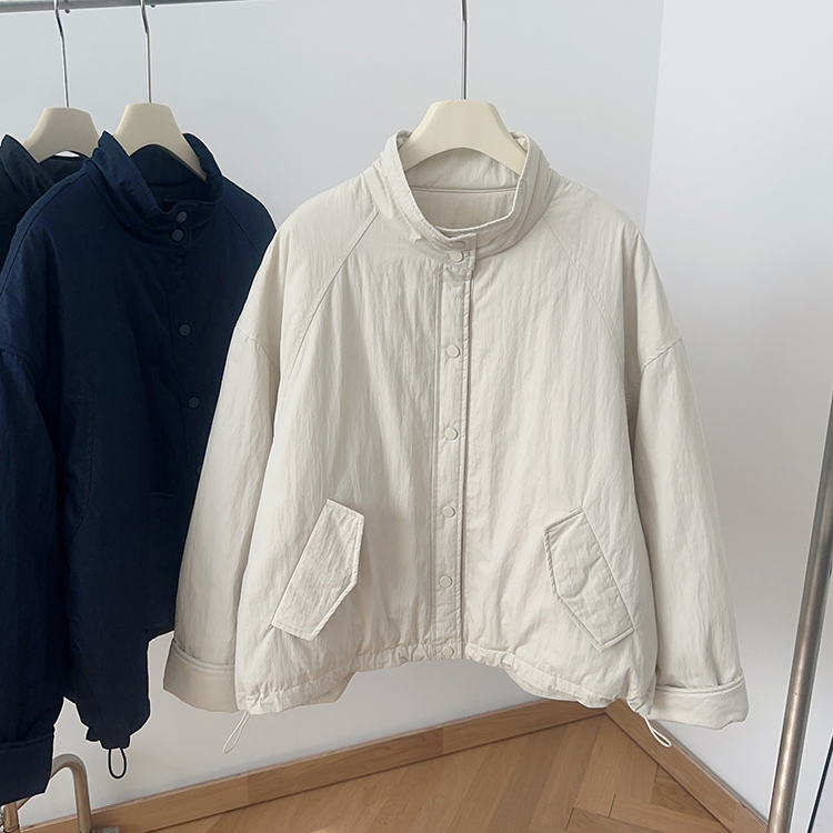 IMCC工装立领单排扣棉衣