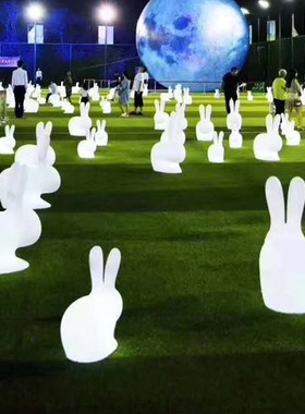 大月球玉兔灯装饰千兔望月