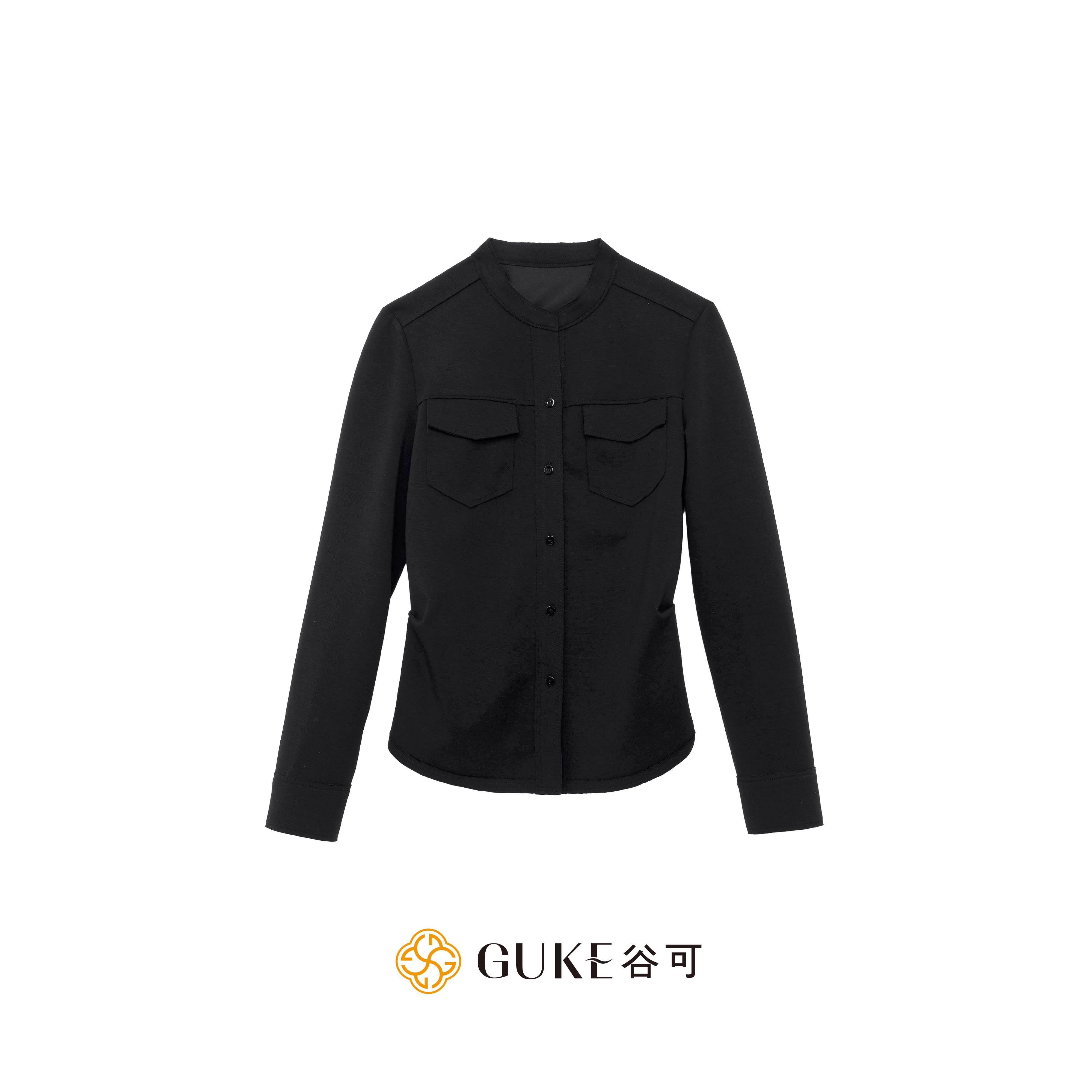 谷可C5005修身显瘦长袖衬衫