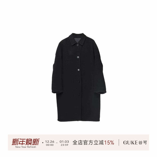 GKE/谷可M3100简约风毛呢外套