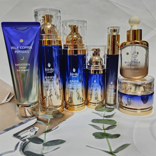 佳斯妮露蓝铜胜肽抗皱焕颜洁面乳柔肤水保湿 乳面霜精华抗皱紧致女