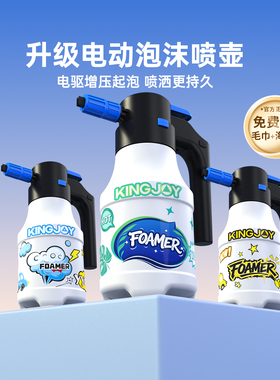 电动洗车喷壶高泡沫专用洗车液pa壶家用高压清洗机气压式喷水神器