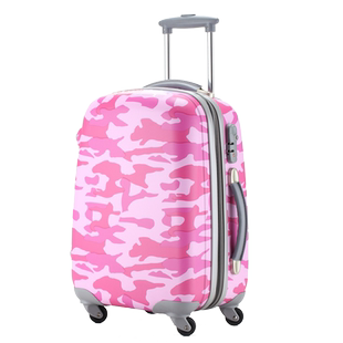 AMBASSADOR大使箱包拉杆箱万向轮abs20寸行李箱迷彩时尚男旅行箱
