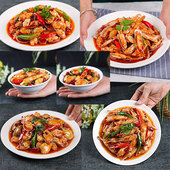 美之灵仿真海鲜道具爆炒花甲蛏子模型餐厅美食蛤蜊样品模具假菜品