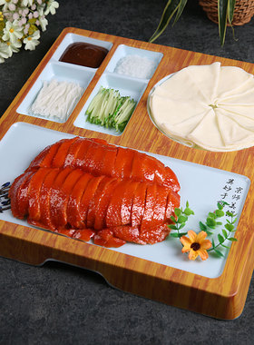 食品模型展示烤鸭套餐仿真鸭子