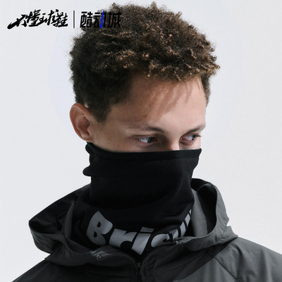 折扣F.C.R.B POLARTEC POWER STRECH 时尚纯色印花保暖面罩手套