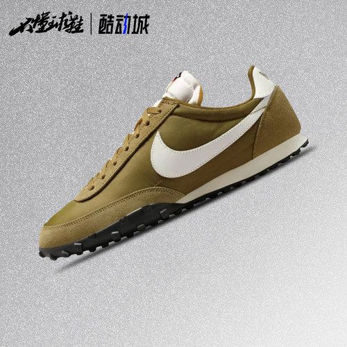 Nike Waffle Racer男女同款 橄榄绿休闲运动鞋IM8658-300