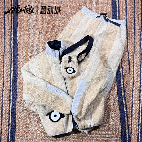 匡威CONVERSE摇粒绒毛绒拉链双面穿外套裤子包包秋冬新品