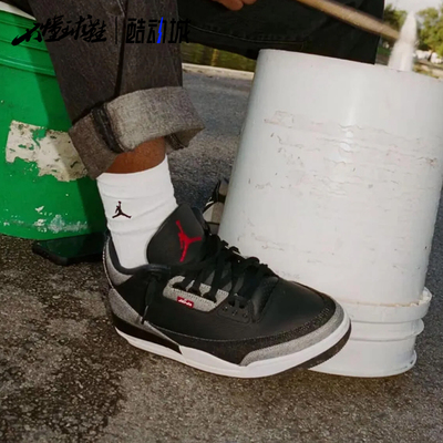 耐克AJ3复古中帮篮球鞋