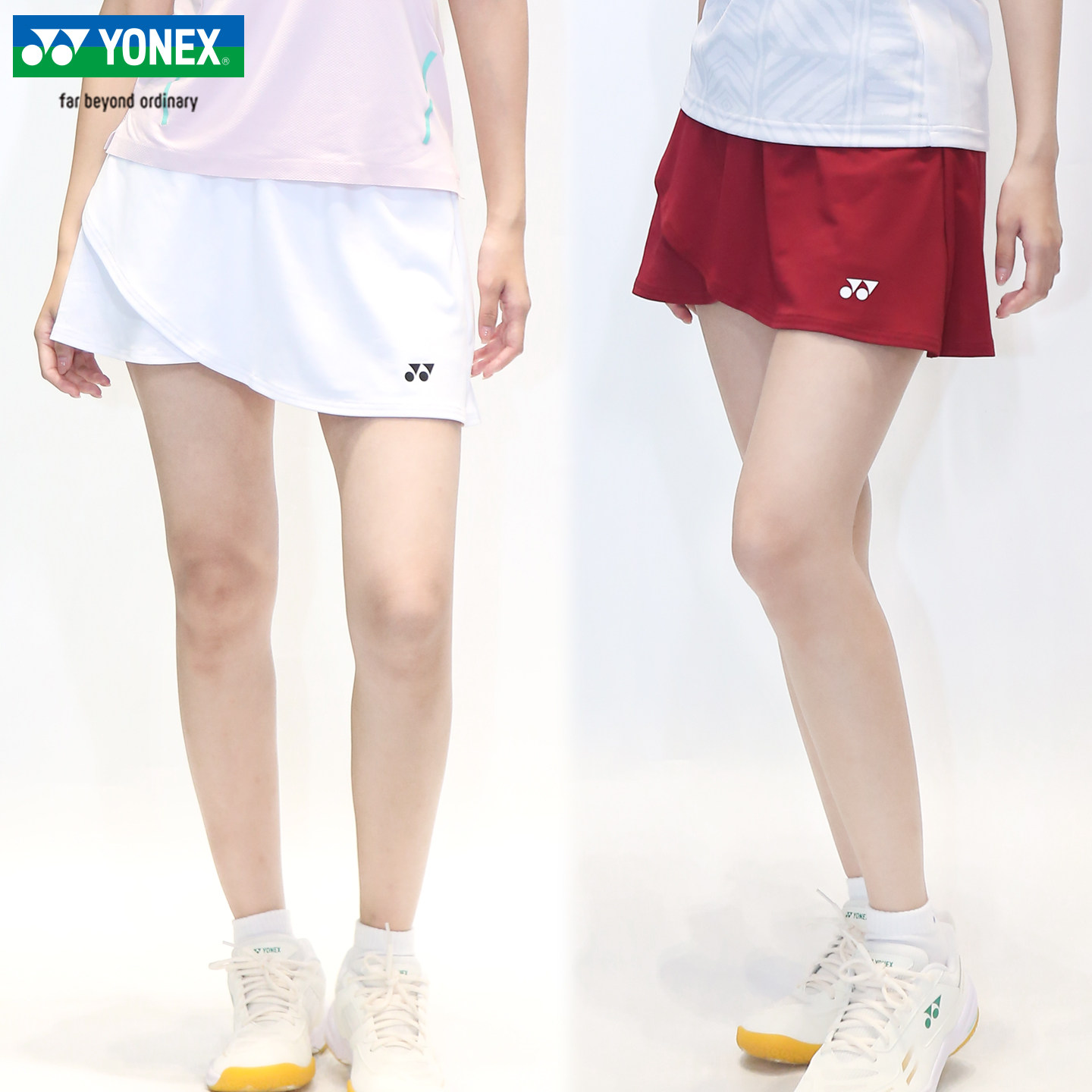 2026新款YONEX尤尼克斯羽毛球服女短裙速干透气运动半身裙2200726,运动/瑜伽/健身/球迷用品,羽毛球裙,淘宝优惠券,粉丝福利购,淘宝优惠卷