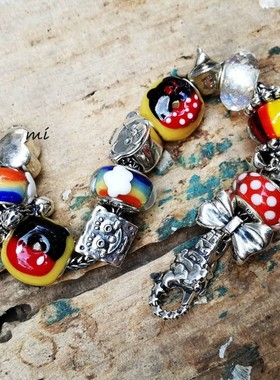 毕亨特s925银珠爱心珠盒子水果