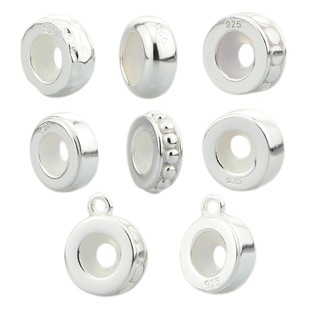 珠宝猎人 BEADS HUNTER 新款银白925纯银 定位珠 隔珠 固定珠