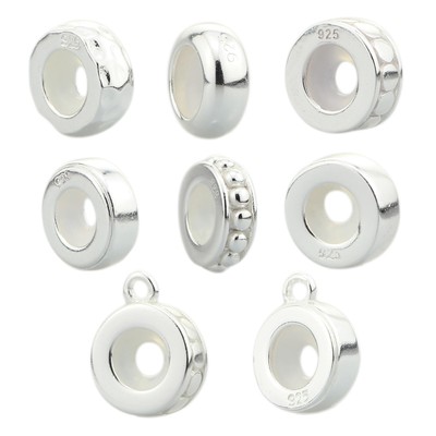 珠宝猎人 BEADS HUNTER 新款银白925纯银 定位珠 隔珠 固定珠