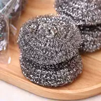 Стальной шарик шарик прочный кастрюля для дезактивации, мытье посуды, удаление ржавчины, без шлака, без ржавчины, уборка дома из нержавеющей стали.