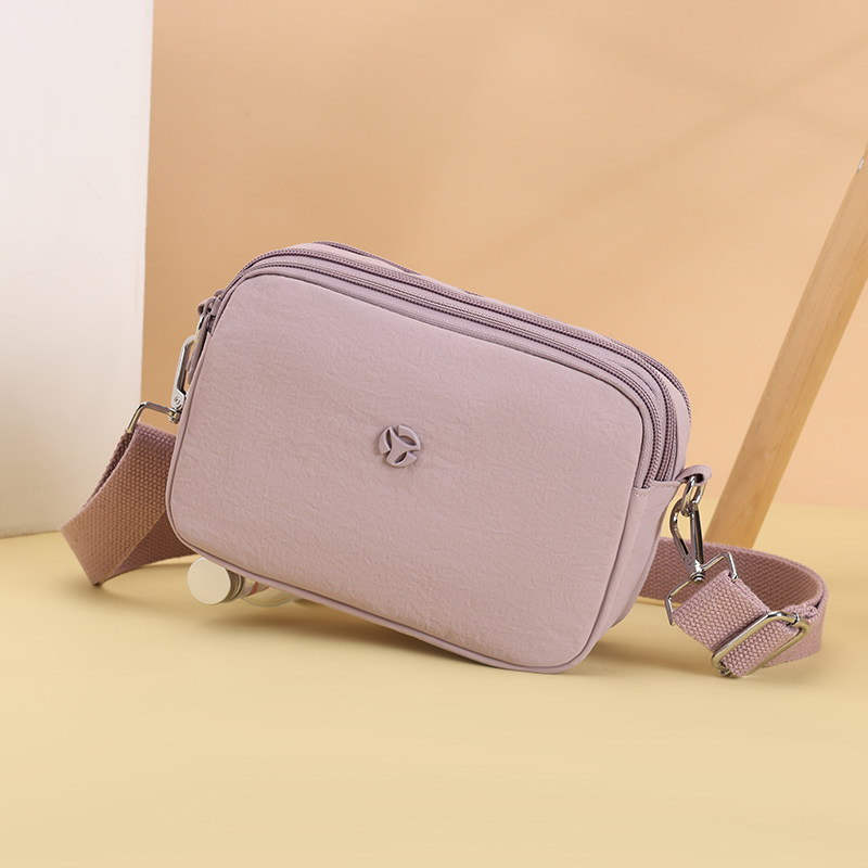 迷你斜挎包多隔层小型轻便女牛津布通勤百搭手机包单肩包休闲潮流