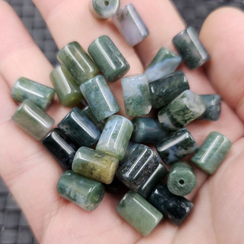 水草玛瑙桶珠玉石散珠