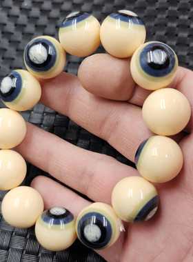 人造蜜蜡圆珠手链一眼天珠手链