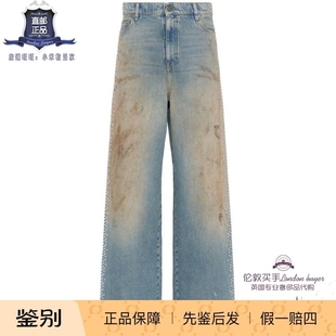 英国代购 女士新款 Golden Goose 直筒棉牛仔裤 正品直邮