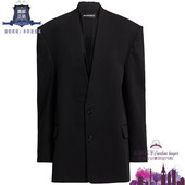 正品 英国代购 直邮 Demeulemeester 无领西服短外套 女士新款 Ann