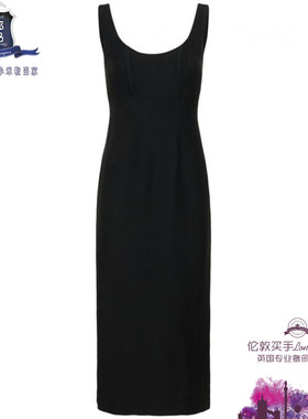 英国代购 女士新款 Roland Mouret 露肩羊毛混纺连衣裙 正品直邮