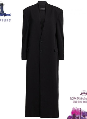 英国代购 女士新款 Ann Demeulemeester 羊毛混纺毛呢外套 正品