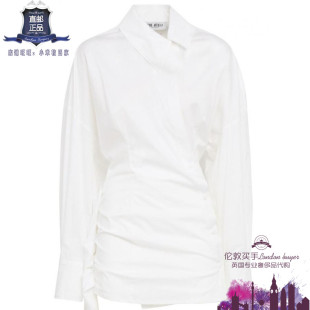 Attico The 长袖 棉迷你连衣裙 直邮 英国代购 正品 女士新款