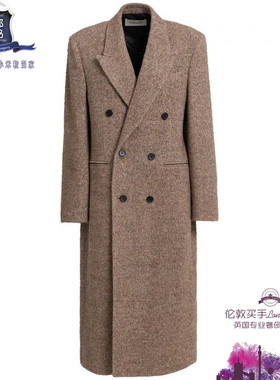 英国代购 女士新款 Tonywack 双排扣羊毛混纺毛呢外套 正品直邮